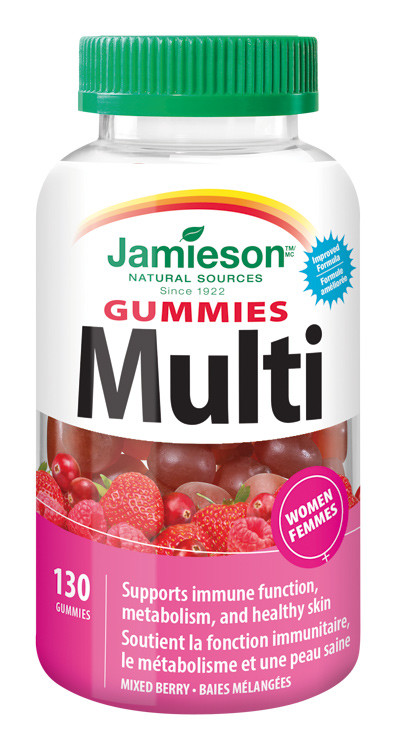Jamieson Multi Gummies želat.past.pro ženy 130 ks