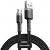 Dátový kábel Baseus Cafule Cable USB / Micro USB QC3.0 3A 2m čierny Dátový kábel Baseus Cafule Cable USB / Micro USB QC3.0 3A 2m čierny