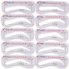 Lash Brow Eyebrow Stencil šablóny na obočie 10 ks Lash Brow Eyebrow Stencil šablóny na obočie 10 ks