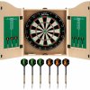 XQ MAX Kabinet so sisalovým terčom a šípkami HOME WOODEN 7005400