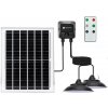 Aigostar B.V. | Aigostar - LED solárny luster 2×LED/70 W/12 V 12 000 mAh 6500 K, priemer 23,5 cm + diaľkové ovládanie | B1020135T Aigostar B.V. | Aigostar - LED solárny luster 2×LED/70 W/12 V 12 000 mAh 6500 K, priemer 23,5 cm + diaľkové ovládanie | B1020135T