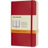 Moleskine Zápisník mäkké dosky A6 linajkový červený Moleskine Zápisník mäkké dosky A6 linajkový červený