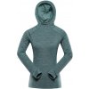 Dámska rýchloschnúca mikina ALPINE PRO, ROLTA Zelená L Dámska rýchloschnúca mikina ALPINE PRO, ROLTA Zelená L