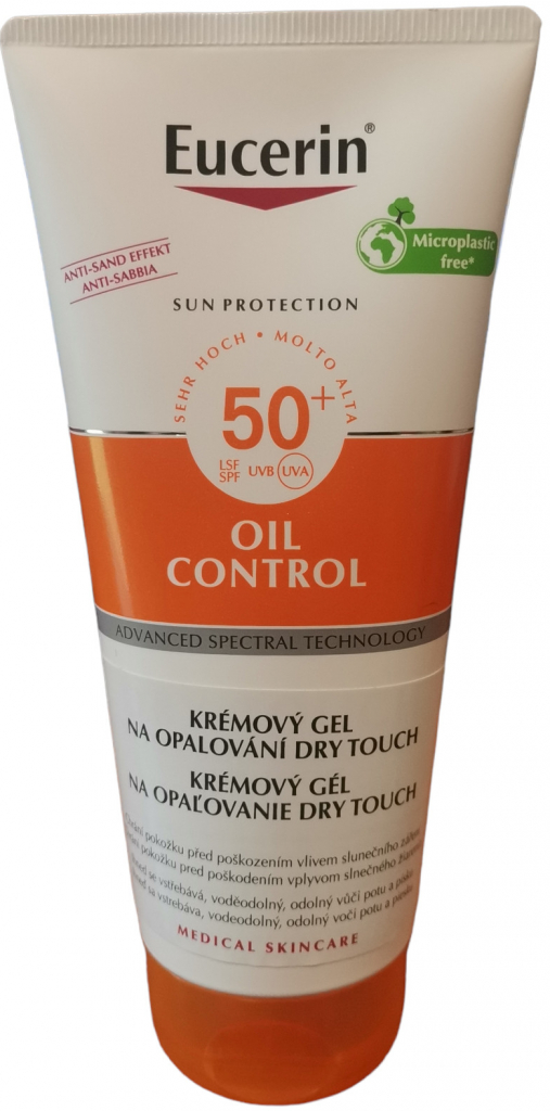 Eucerin Sun Oil Control Dry Touch gél-krém na opaľovanie SPF50+ 200 ml