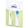 SMILE náhradné násady na detské zubné kefky Smile, 2ks, modrá/zelená SMILE náhradné násady na detské zubné kefky Smile, 2ks, modrá/zelená