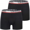 Značkové boxerky Kappa pánske bavlnené športové spodky Dvojbalenie čierne S Značkové boxerky Kappa pánske bavlnené športové spodky Dvojbalenie čierne S