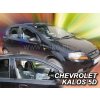 Deflektory na Chevrolet Kalos, 5-dverová, r.v.: 2004 - 2008 Deflektory na Chevrolet Kalos, 5-dverová, r.v.: 2004 - 2008