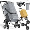 Jurhan Nákupná taška na kolieskach do schodov COMFORT,50l, šedá 109121 Jurhan Nákupná taška na kolieskach do schodov COMFORT,50l, šedá 109121