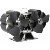 Ventilátor na kachle FLAMINGO dvojhlavý, čierny FLHSF17-270 Ventilátor na kachle FLAMINGO dvojhlavý, čierny FLHSF17-270