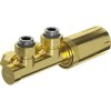Mexen Duplex G05, uhlová termostatická súprava, DN50, zlatá lesklá, W907-958-50 Mexen Duplex G05, uhlová termostatická súprava, DN50, zlatá lesklá, W907-958-50
