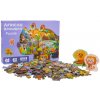 Sada puzzle Safari, 287 dielikov s 2 kartónovými zvieratkami pre deti od 6 rokov Sada puzzle Safari, 287 dielikov s 2 kartónovými zvieratkami pre deti od 6 rokov