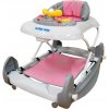 Detské chodítko s hojdačkou a sikónovými kolieskami Baby Mix ružové Detské chodítko s hojdačkou a sikónovými kolieskami Baby Mix ružové