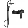 Mexen Tord, sprchová batéria Lynx so sprchovou sadou s dažďovou hlavovou sprchou, čierna matná, 745940200-70 Mexen Tord, sprchová batéria Lynx so sprchovou sadou s dažďovou hlavovou sprchou, čierna matná, 745940200-70