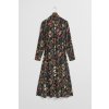 ŠATY GANT MIDI FLORAL PRINT SHIRT DRESS EVENING BLUE ŠATY GANT MIDI FLORAL PRINT SHIRT DRESS EVENING BLUE