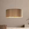EGLO Závesná lampa Maserlo okrúhle, taupe-zlatá - 31607 EGLO Závesná lampa Maserlo okrúhle, taupe-zlatá - 31607