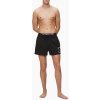 Calvin Klein pánské plavky KM0KM00436-BEH čierne Calvin Klein pánské plavky KM0KM00436-BEH čierne