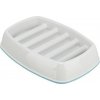 Miska k pomalému krmení, design mříž, 0,25l/21 ×14 cm, plast/TPR, šedá Miska k pomalému krmení, design mříž, 0,25l/21 ×14 cm, plast/TPR, šedá