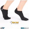 RUNNING běžecké nízké prstové ponožky ToeToe černá M RUNNING běžecké nízké prstové ponožky ToeToe černá M