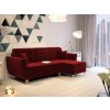 Rohová rozkladacia sedačka FREJA Červená - DREAM VELVET 202.10 Rohová rozkladacia sedačka FREJA Červená - DREAM VELVET 202.10