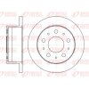 Brzdový kotúč REMSA Eurofren Systems, S.L. Madrid 61056.00 Brzdový kotúč REMSA Eurofren Systems, S.L. Madrid 61056.00