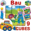 DOHÁNY Obrázkové kocky Stavba, 9 kociek DOHÁNY Obrázkové kocky Stavba, 9 kociek