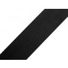 Hladký obojstranný popruh s leskom šírka 38 mm - 1 m 13 čierna Hladký obojstranný popruh s leskom šírka 38 mm - 1 m 13 čierna