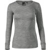 MALFINI Dámske tričko s dlhým rukávom Merino Rise LS - Tmavošedý melír | L MALFINI Dámske tričko s dlhým rukávom Merino Rise LS - Tmavošedý melír | L