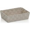 KELA Košík Alvaro 30x21 cmplast strieborná šedá KL-24567