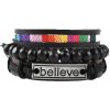 Trojdielna sada dámskych náramkov Believe Trojdielna sada dámskych náramkov Believe