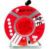 VRX Predlžovací kábel VERTEX PB50METAL 50 m 3x2,5 mm 3000 W IP44 predlžovací kábel pre záhradné stavby čierny VRX Predlžovací kábel VERTEX PB50METAL 50 m 3x2,5 mm 3000 W IP44 predlžovací kábel pre záhradné stavby čierny