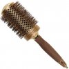 Olivia Garden Expert BlowOut Shine Wavy Bristles Gold Brown keramická kefa na fúkanie hnedo-zlatá 55 mm