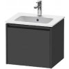 Duravit Ketho.2 - Umývadlová skrinka, 44x51x42 cm, 1 zásuvka, grafit mat K25061049490000 Duravit Ketho.2 - Umývadlová skrinka, 44x51x42 cm, 1 zásuvka, grafit mat K25061049490000