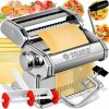 Ručný strojček na cestoviny Renew Force nerezová oceľ strieborný s krájačom Ručný strojček na cestoviny Renew Force nerezová oceľ strieborný s krájačom