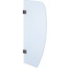 SAPHO Oddeľovací stena medzi pisoáre 40x80 cm, sklo mat 2502-05 SAPHO Oddeľovací stena medzi pisoáre 40x80 cm, sklo mat 2502-05