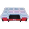 Plastový organizér S MAGG 29 x 22 x 6,5 cm čierna/červená Plastový organizér S MAGG 29 x 22 x 6,5 cm čierna/červená