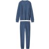 esmara® Dámske froté pyžamo modrá, L 44/46 (100395565) esmara® Dámske froté pyžamo modrá, L 44/46 (100395565)