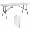 GastroKitchen Cateringový rozkladací stôl 180 cm biely plast GK181S GastroKitchen Cateringový rozkladací stôl 180 cm biely plast GK181S