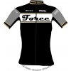 Force RETRO krátky rukáv černo-zlatý dámsky