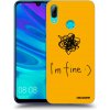 Picasee silikónový čierny obal pre Huawei P Smart 2019 - I am fine Picasee silikónový čierny obal pre Huawei P Smart 2019 - I am fine