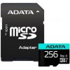 ADATA V30S/micro SDXC/256GB/100MBps/UHS-I U3 / Class 10/+ Adaptér AUSDX256GUI3V30SA2-RA1