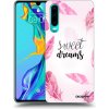 Picasee silikónový čierny obal pre Huawei P30 - Sladké sny Picasee silikónový čierny obal pre Huawei P30 - Sladké sny