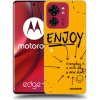 Picasee silikónový čierny obal pre Motorola Edge 40 - Enjoy Picasee silikónový čierny obal pre Motorola Edge 40 - Enjoy
