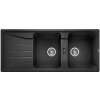Blanco Sona 8 - Silgranitový drez, 116x50 cm, čierna 525979 Blanco Sona 8 - Silgranitový drez, 116x50 cm, čierna 525979
