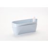 Doppio Truhlík samozavlažovací UH 16,5x37,6cm sivomodrý Doppio Truhlík samozavlažovací UH 16,5x37,6cm sivomodrý