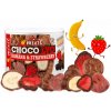 MIXIT Chrumkavé banániky a jahody v čokoláde 150g MIXIT Chrumkavé banániky a jahody v čokoláde 150g