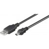 PremiumCord ku2m1a mini USB, A-B, 5pinů, 1m PremiumCord ku2m1a mini USB, A-B, 5pinů, 1m