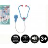 Doktor/lekár stetoskop plast 53cm na batérie so svetlom so zvukom na karte 17x34x3cm Doktor/lekár stetoskop plast 53cm na batérie so svetlom so zvukom na karte 17x34x3cm