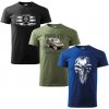 Tričko 3x akciový set - Skull + V3S + SVK znak Tričko 3x akciový set - Skull + V3S + SVK znak