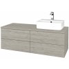 Dreja Kúpeľňová skrinka MODULE SZZ4 120 umývadlo Joy 3 - D05 Oregon / D05 Oregon / Pravé Dreja Kúpeľňová skrinka MODULE SZZ4 120 umývadlo Joy 3 - D05 Oregon / D05 Oregon / Pravé