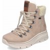 Dámska členková obuv RIEKER 48034-20 béžová W5 39 Dámska členková obuv RIEKER 48034-20 béžová W5 39